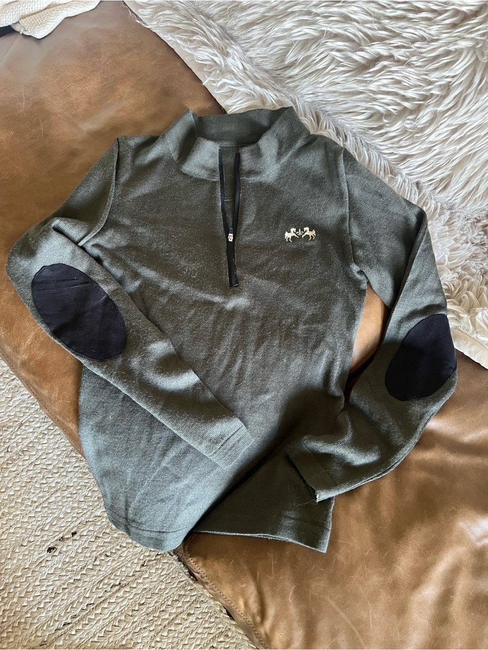Size small equestrian English base layer